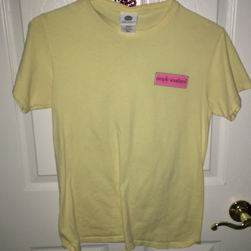 simply southern yellow shirt